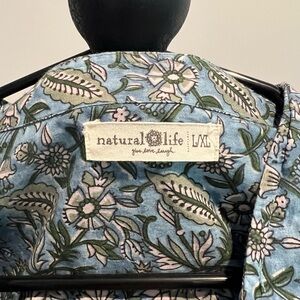 NATURAL LIFE Blue Floral Dress